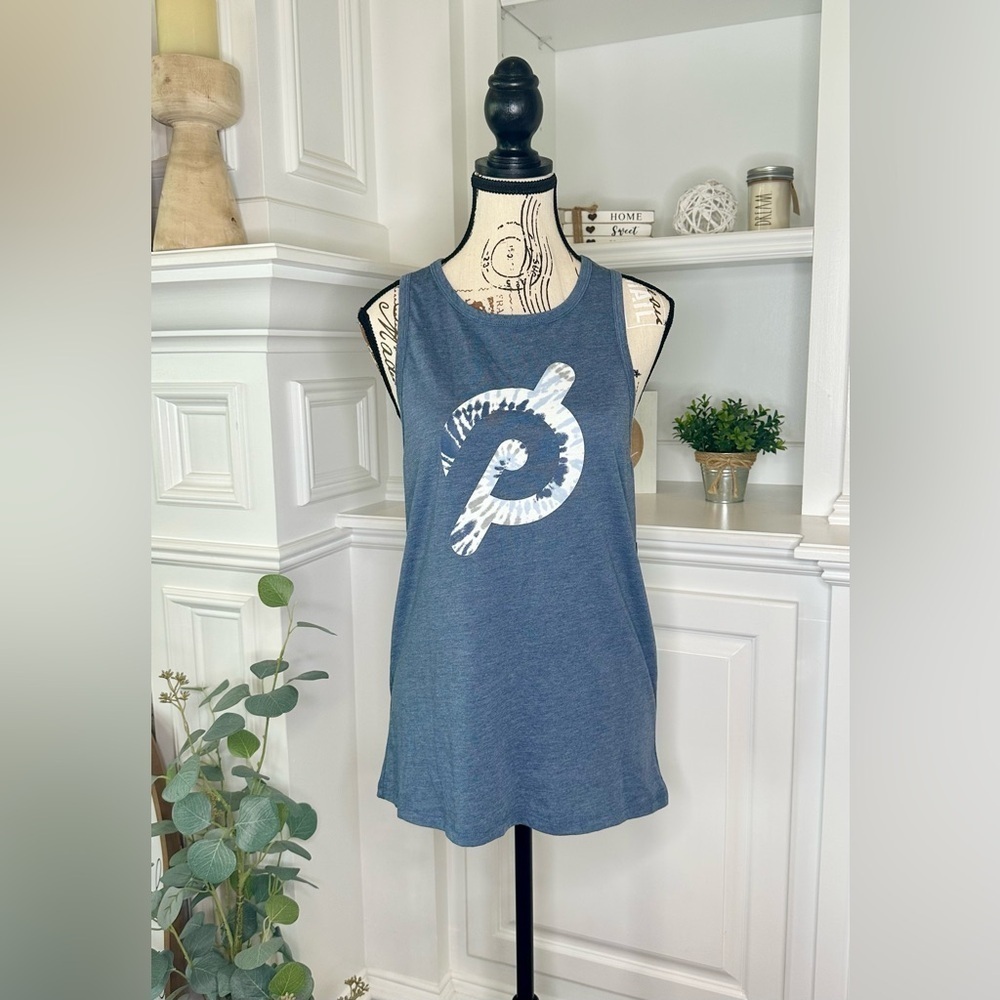 Peloton Burnout Racer Tank in Blue Size Small NWT